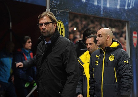 Arsenal “rửa hận” trước Dortmund - 2 Gương mặt cau có có Klopp khi Arsenal được công nhận bàn mở tỉ số