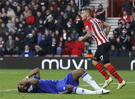 Chelsea bị Southampton cầm chân - 1 Chelsea phải chia điểm với Soton