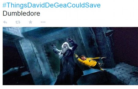 Bộ ảnh chế ca ngợi tài năng của De Gea - 4 Thủ thành người Tây Ban Nha có thể cứu Albus Dumbledore trong phim