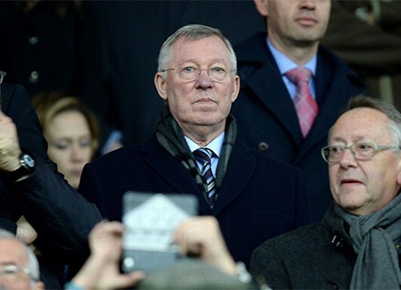 Alex Ferguson đến xem các học trò cũ thi đấu