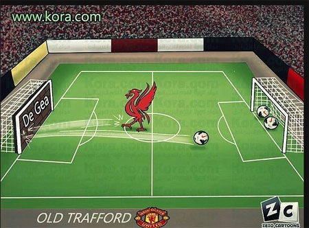 Bộ ảnh chế ca ngợi tài năng của De Gea - 7 De Gea giống như một bức tường xây trước cầu môn của MU và Liverpool sút bao nhiêu cũng vô dụng