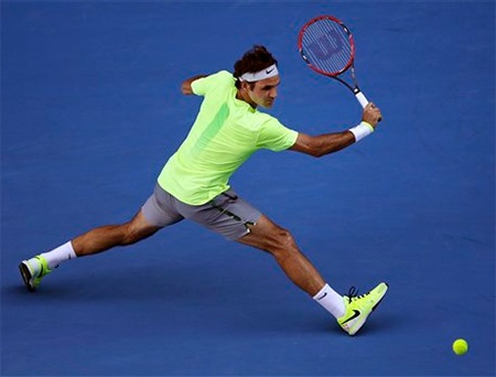 Federer, Murray đua nhau phô diễn bản lĩnh - 1 Federer thi đấu rất bản lĩnh sau khi bị thua