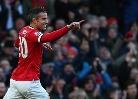 MU “trả hận” Leicester City thành công - 1 Van Persie giải tỏa sức ép bằng một bàn thắng ở trận này