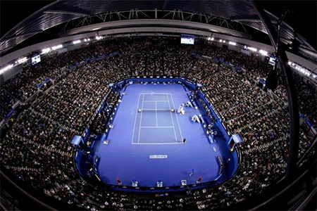 Novak Djokovic lần thứ năm vô địch Úc mở rộng - 3 Rod Laver Arena chật cứng người hâm mộ tới xem Murray thi đấu Djokovic
