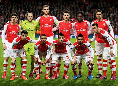 Nhìn lại trận thua đau của Arsenal tại Emirates - 8 Đội hình xuất phát của các cầu thủ Arsenal