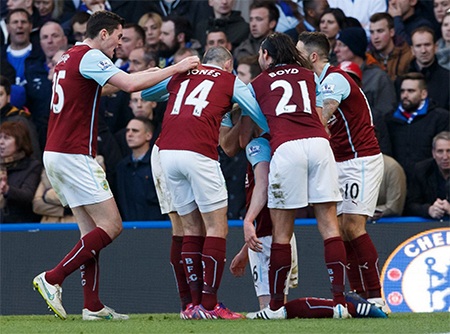 Nhìn lại trận hòa đáng tiếc trên sân nhà của Chelsea - 18 Niềm vui của các cầu thủ Burnley