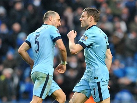 Milner cứu Man City thoát thua ê chề trên sân nhà - 1 Milner tỏa sáng ở cuối trận để giúp Man City thoát thua
