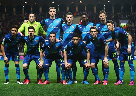 Màn trình diễn cuối cùng của Arsenal ở Champions League năm nay - 2 Đội hình Arsenal ra sân thi đấu trận lượt về vòng 1/8