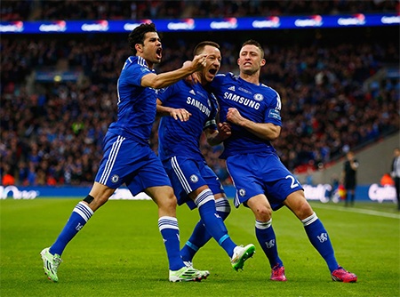 Niềm vui lớn của Terry và các cầu thủ Chelsea