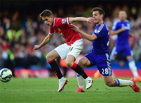 Nhìn lại trận chiến giữa Chelsea với MU - 22 Các sự thay đổi người của Van Gaal như Januzaj đã không phát huy tác dụng
