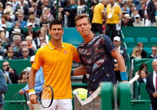 Hai tay vợt tranh cúp vô địch Monte Carlo 2015