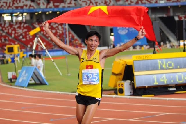 Ánh Viên lần thứ 7 phá kỷ lục SEA Games - 9 Niềm hạnh phúc của Nguyễn Văn Lai sau khi phá kỉ lục SEA Games, ảnh: Tiến Đạt