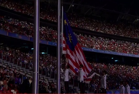 Quốc kỳ của Malaysia, nước chủ nhà SEA Games 29