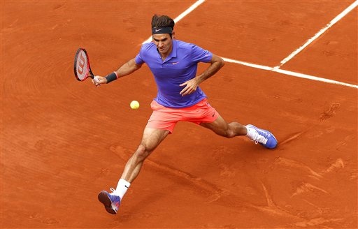 Bộ đôi Federer, Wawrinka tiến vào vòng bốn - 1 Federer vào vòng 4 lần thứ 11 liên tiếp ở Pháp mở rộng