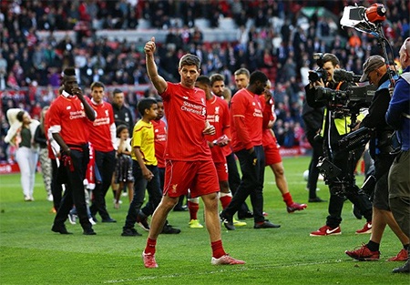 Premier League còn lại gì ở vòng cuối? - 1 Gerrard sẽ có trận cuối cùng trong màu áo Liverpool