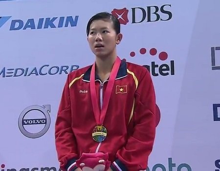 Ánh Viên lần thứ 7 phá kỷ lục SEA Games - 3 Tấm HCV thứ năm của Ánh Viên ở SEA Games năm nay