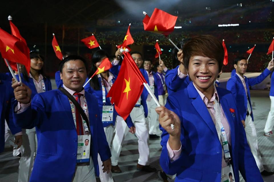 Nét rạng ngời của các vận động viên, huấn luyện viên đoàn thể thao Việt Nam