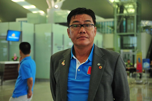 Trưởng đoàn bóng đá dự SEA Games 28 ông Dương Vũ Lâm: