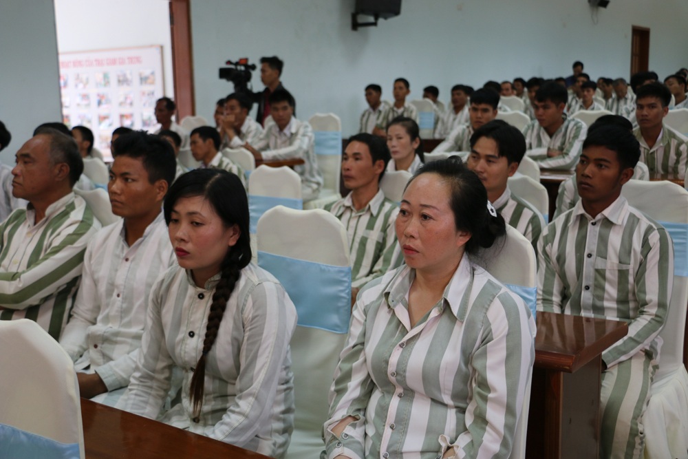 Các phạm nhân được đặc xá trong dịp này