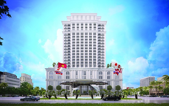 Khởi công khu biệt thự đẳng cấp quốc tế đầu tiên tại Nam Định - 3 Phối cảnh Khánh sạn Nam Cường Nam Định