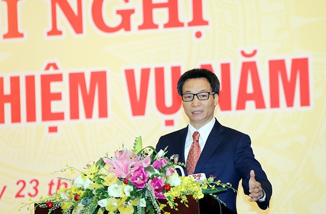 Phó Thủ tướng Vũ Đức Đam phát biểu tại hội nghị