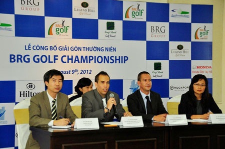 “BRG Golf Championship 2012” hứa hẹn một giải golf đẳng cấp - 1 Quang cảnh buổi lễ công bố giải golf BRG Golf Championship 2012.