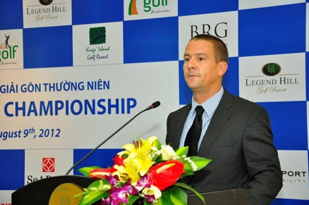 “BRG Golf Championship 2012” hứa hẹn một giải golf đẳng cấp - 2 Ông Jamie Westenburg, Trưởng ban tổ chức giải đấu.
