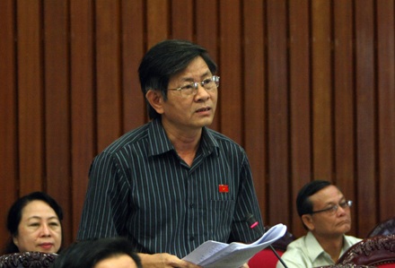 Đại biểu Đồng Hữu Mạo (ảnh: Việt Hưng).