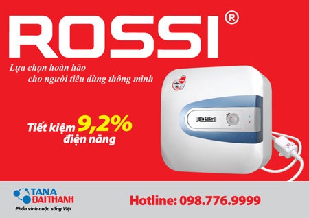 Bình nước nóng Rossi – Bước đột phá trong công nghệ tạo ra nguồn nước nóng - 2 Không chỉ tiết kiệm điện, Bình nước nóng Rossi đảm bảo an toàn tuyệt đối cho người sử dụng.
