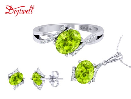 Trang sức DOJI gam màu Pastel – Xu hướng 2014 - 3 Nồng nàn, quyến rũ với Citrine.