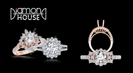DOJI ưu đãi tới 20% kim cương và tất cả trang sức cao cấp - 2 Trang sức gắn Kim cương viên ẩn chứa vẻ đẹp kiêu sa không những làm tôn lên