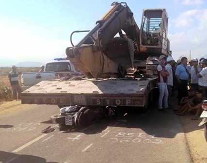 Chiếc xe gây tai nạn.