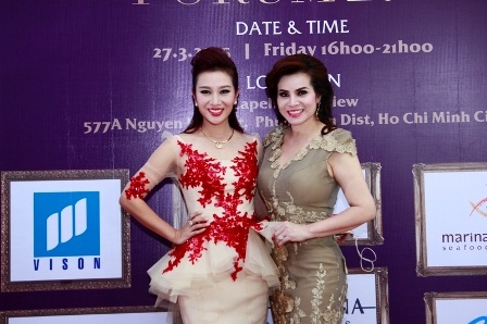Dàn người đẹp tri thức tham gia diễn đàn Nữ lãnh đạo Quốc tế 2015 - 2 Á hậu Cuộc thi Hoa hậu thể thao thế giới Phạm Hương