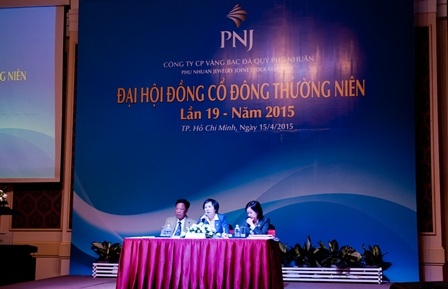 PNJ trình cổ đông phương án phát hành thêm gần 22,7 triệu cổ phiếu - 1 Đại hội đồng cổ đông thường niên lần thứ 19 của PNJ