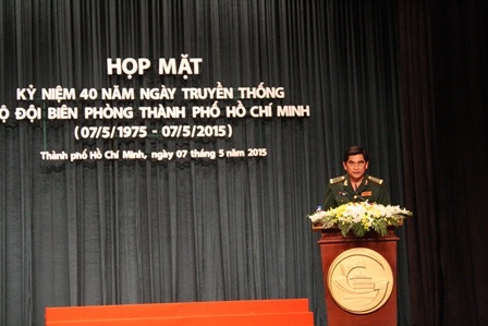 Bộ đội Biên phòng TPHCM nhận cờ truyền thống - 1 Họp mặt truyền thống Bộ đội Biên phòng TPHCM