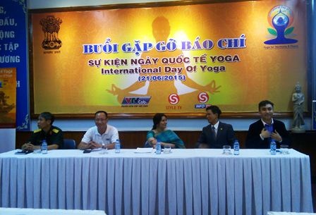 Miễn phí các hoạt động trong ngày Quốc tế Yoga 21-6 - 1 Buổi họp báo giới thiệu Ngày Quốc tế Yoga tại TPHCM