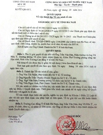 Xác minh việc “chạy trường, chạy điểm” tại Trường Cao đẳng Y tế Hà Nam