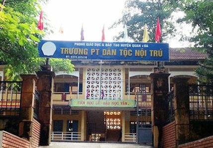 Để xảy ra nhiều sai phạm, hiệu trưởng bị cách chức - 1 Trường THCS dân tộc nội trú huyện Quan Hóa (Thanh Hóa).