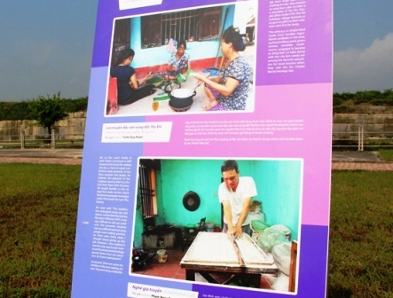 Tác phẩm: Sức sống di sản, nghề gia truyền.