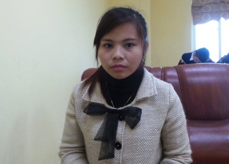 Em Đinh Thị Ngọc Hồi - SV K14, khoa Sư phạm Tiểu học, ĐH Hồng Đức.