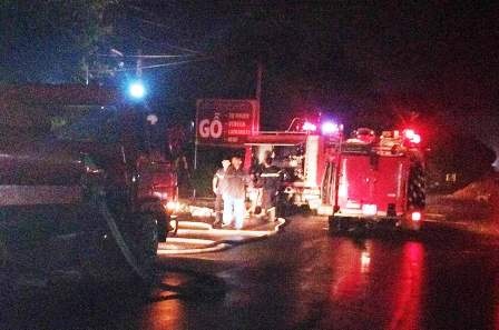 Xưởng gỗ của công ty Sông Vân nơi xảy ra vụ hỏa hoạn.