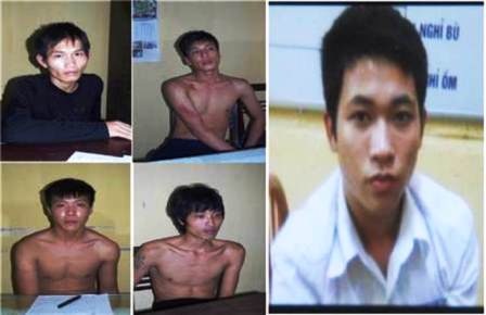 8 giờ vây bắt nhóm đối tượng dùng ô tô cướp tiệm vàng - 3 Các đối tượng gây ra vụ án cướp tiệm vàng Ngọc Bốn