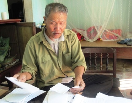 Giấy xác nhận của Sở LĐ-TB&XH tỉnh Hà Tĩnh về phần mộ của liệt sỹ Nguyễn Văn Sanh.