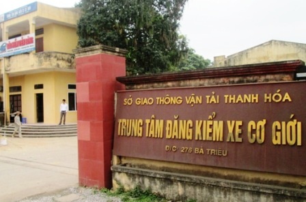 Nhiều cán bộ Trung tâm đăng kiểm Thanh Hóa bị kỷ luật.