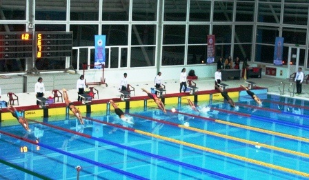  Nội dung bơi 50m bướm nữ, Nguyễn Thị Ánh Viên đoàn Quân đội dành HCV.