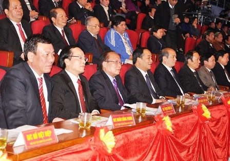 Các đại biểu tham dự lễ bế mạc Đại hội TDTT toàn quốc lần thứ VII.