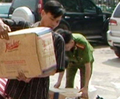 Một vụ phá cơ sở sản xuất mì chính, bột ngọt giả ở Nam Định vào thời gian trước.