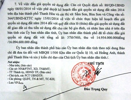 Sở NN&PTNT khẳng định quy hoạch của TP Thanh Hóa vi phạm luật đê điều và phòng chống thiên tai.