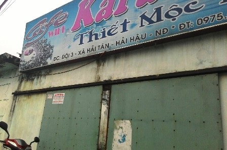 Nhà anh Đỗ Văn Kiên, nơi xảy ra vụ án mạng kinh hoàng.