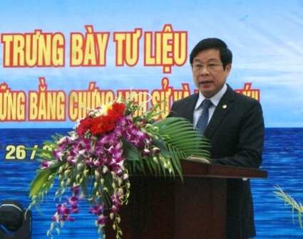 Ông Nguyễn Bắc Son - Bộ trưởng Thông tin và Truyền Thông phát biểu tại lễ khai mạc.
